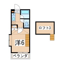 郡山駅 バス22分  谷地下車：停歩9分 1階の物件間取画像